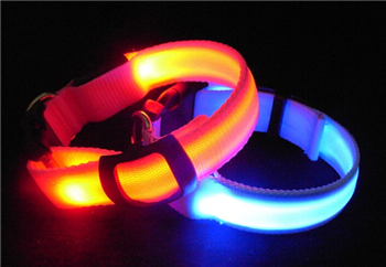 LED+ dog necklace