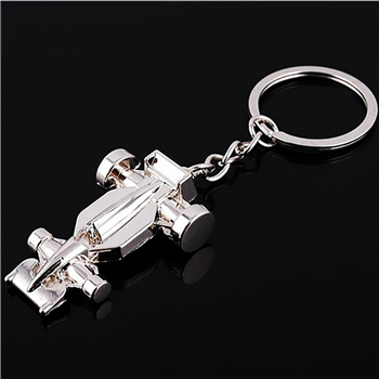 High Quality Metal Auto Racing Model Car Key Chain