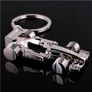 High Quality Metal Auto Racing Model Car Key Chain
