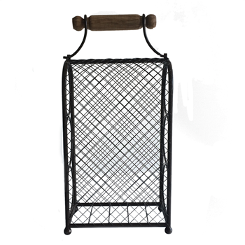 Unique Design Bronze Tone 3 Bottle Tabletop Wine Rack Display Organizer Holder Stand