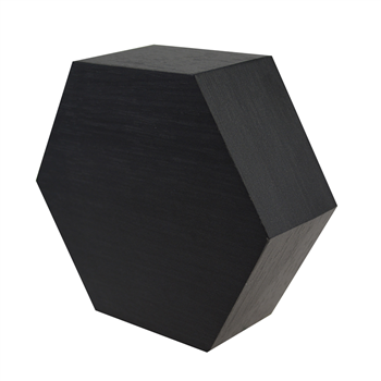 Hexagon LED Wooden Clock