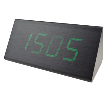 Triangle Wooden Clock