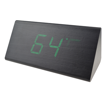 Triangle Wooden Clock