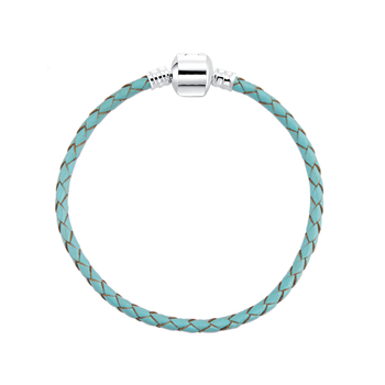 Leather and Crystal Bracelet