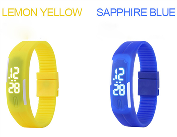 LED Silicone Sports Bracelet Watch