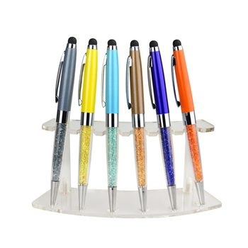 Aluminum Crystal Ballpoint Pen 