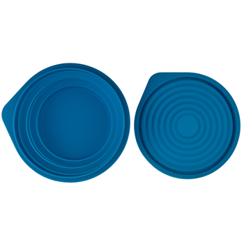 Collapsible Silicone  Pet Bowl with Silicone Lid