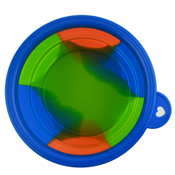 Colorful Collapsible Silicone  Pet Bowl