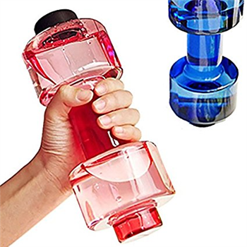 18OZ Dumbbell Shaped Water Drink Bottle 