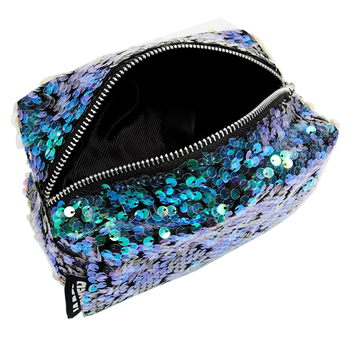Magic Sequin Zippered Cosmetic Bag