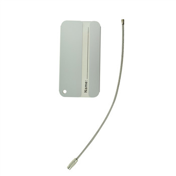 Durable Dissymmetrical Aluminum Luggage Tag
