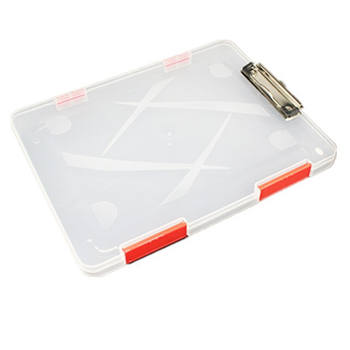 Document Storage Box with Clipboard