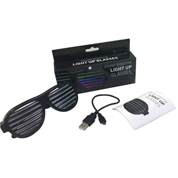 Sound Sensitive Light Up Glasses