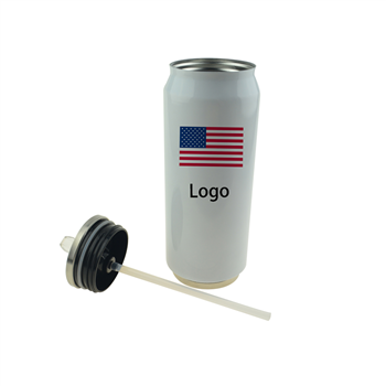 Can Shape Stainless Steel Straw Cup