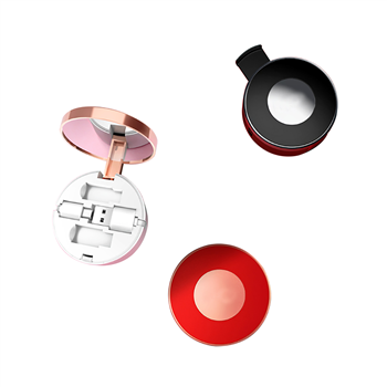 Multi-function Retractable 3 in 1 Charging Cable with Mirror