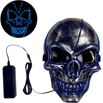 Halloween Skull Light Up Mask