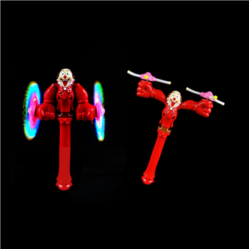Flashing LED  Santa Claus Windmill
