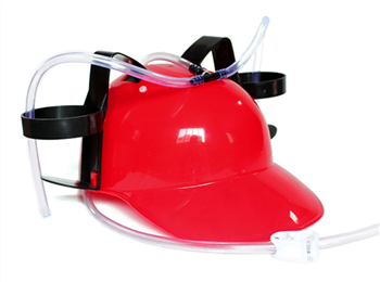 Beer Drinking Helmet