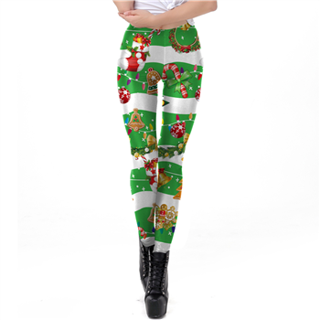 Custom Full Color Printed Ladies Leggies
