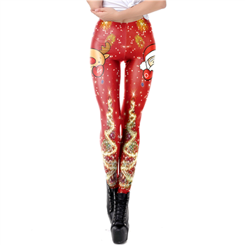 Custom Full Color Printed Ladies Leggies