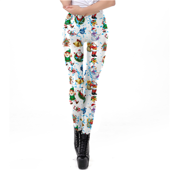 Custom Full Color Printed Ladies Leggies