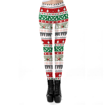 Custom Full Color Printed Ladies Leggies