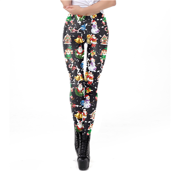 Custom Full Color Printed Ladies Leggies