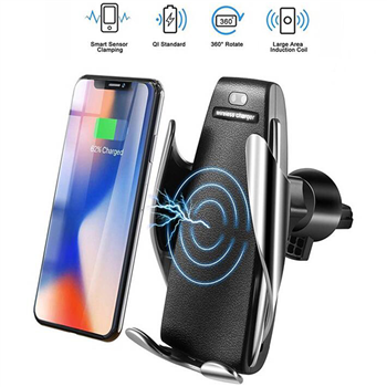 360 Degree Rotating Automatic Clamping Wireless Car Charger
