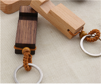 Wooden Phone Holder Keychain