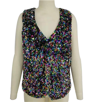 Multi-color Woven Vest