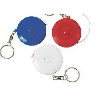 Round Tape Measure W/Key Ring