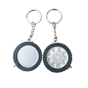 Tyre Shape Tape Measure W/Key Ring（Steel Tape)