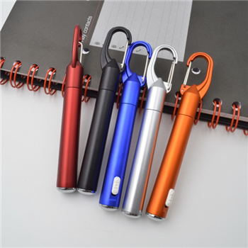 Multifunction Ball Pen with Light and Key Buckle