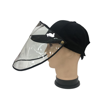 Baseball Cap With Removable Face Shield