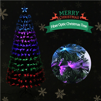 Colorful Fiber Optic Christmas Tree