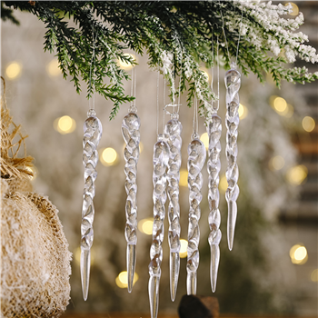 Christmas Artificial Icicle Pendant