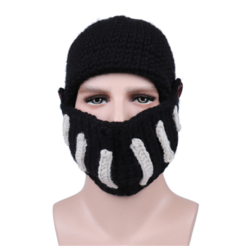 Knitted Mask Hat
