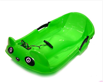 Plastic Rectangle Snow Sled for Skiing