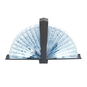 Fan Shape USB Rechargeable Table Lamp