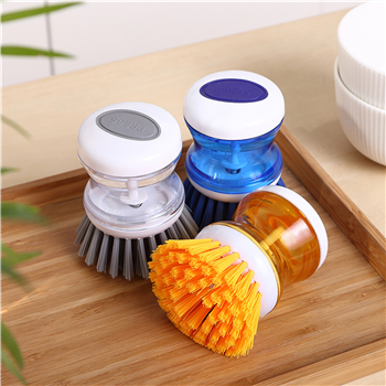 Kitchen Brush With Soap Dispenser 