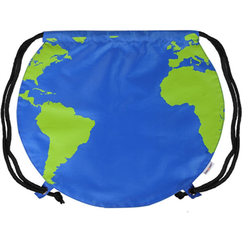 World Map Drawstring Bag