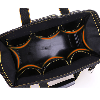 Deluxe 17" Tool Tote Bag With Molded Base