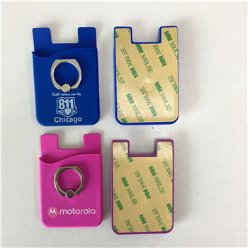 Silicone Phone Wallet With Ring