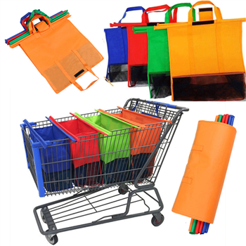 Set Of Four Cart Shopping Bags