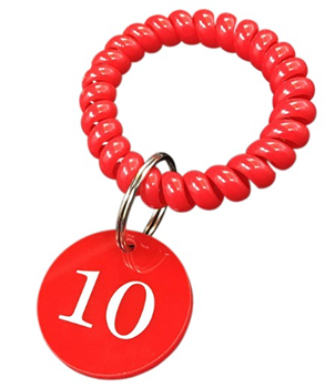 Bracelet Coil Keychain