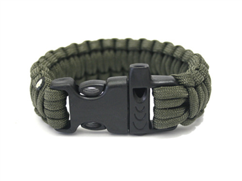 Paracord Bracelet With Whistle