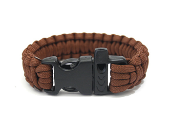 Paracord Bracelet With Whistle