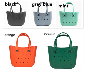 Beach Silicone Hole Tote Bag