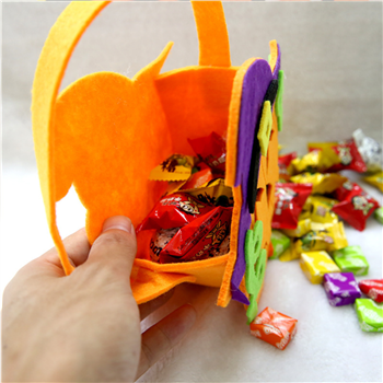 Halloween Felt Trick or Treat Candy Bag