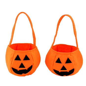 Halloween Non-woven Pumpkin Trick or Treat Candy Bag